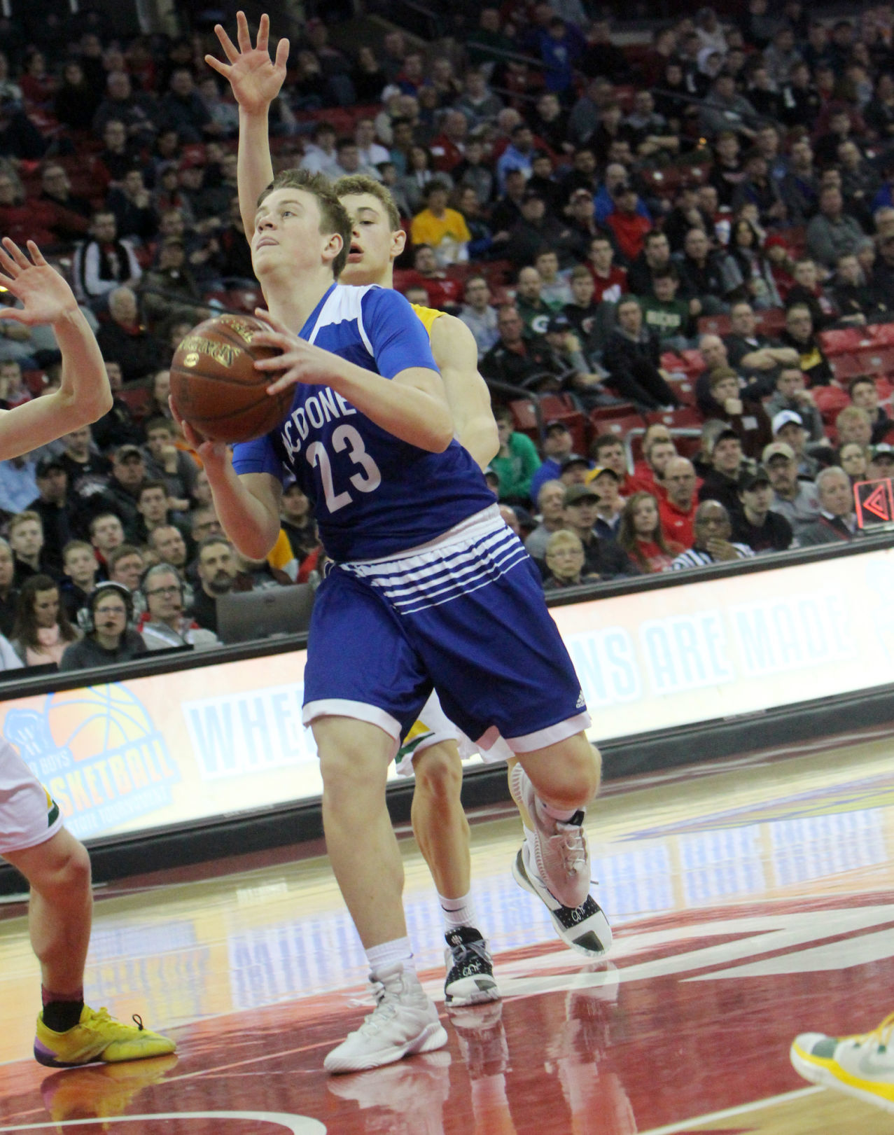 McDonell boys basketball vs Sheboygan Area Lutheran 3-15-19